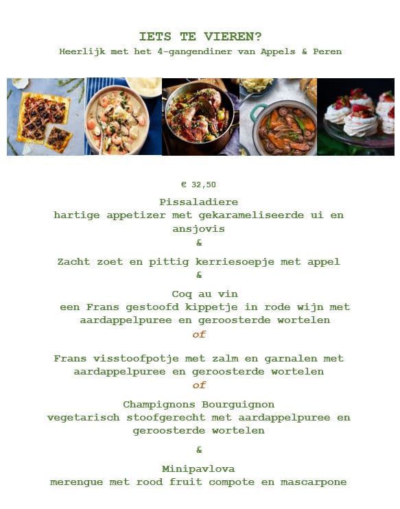 culinair thuis menu